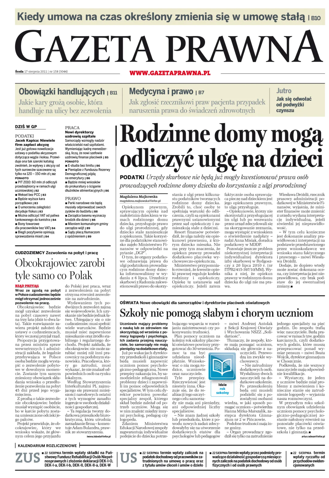 PIERWSZA STRONA
