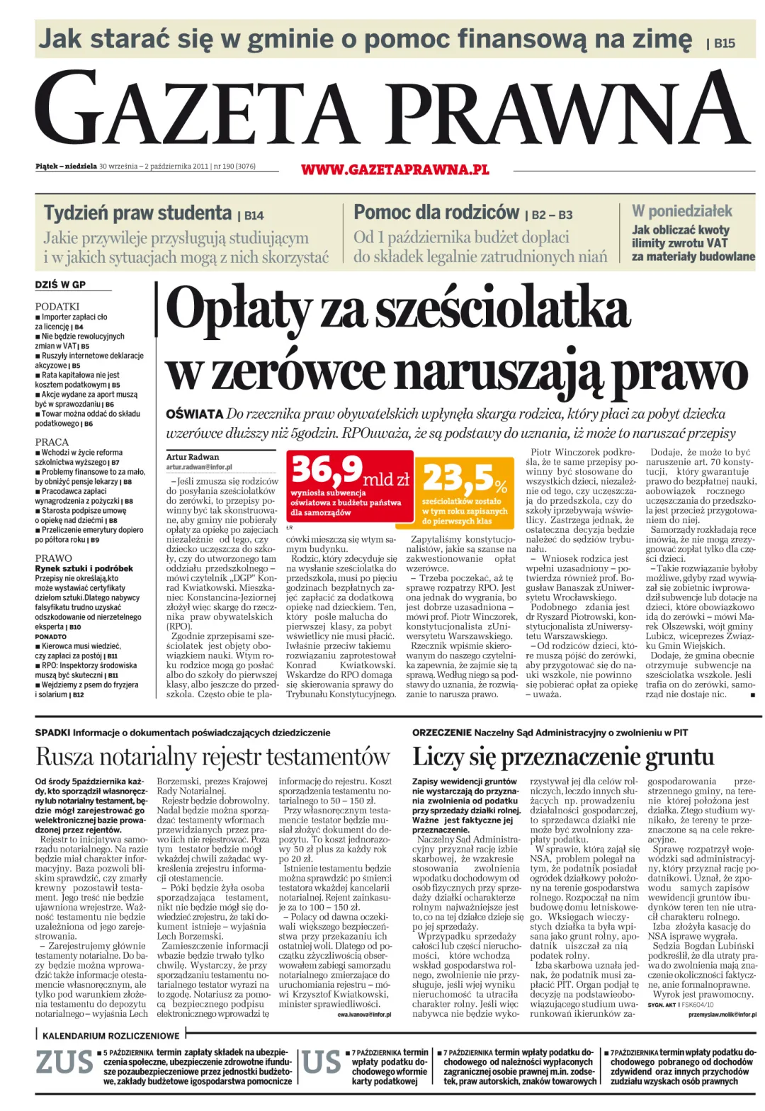 PIERWSZA STRONA
