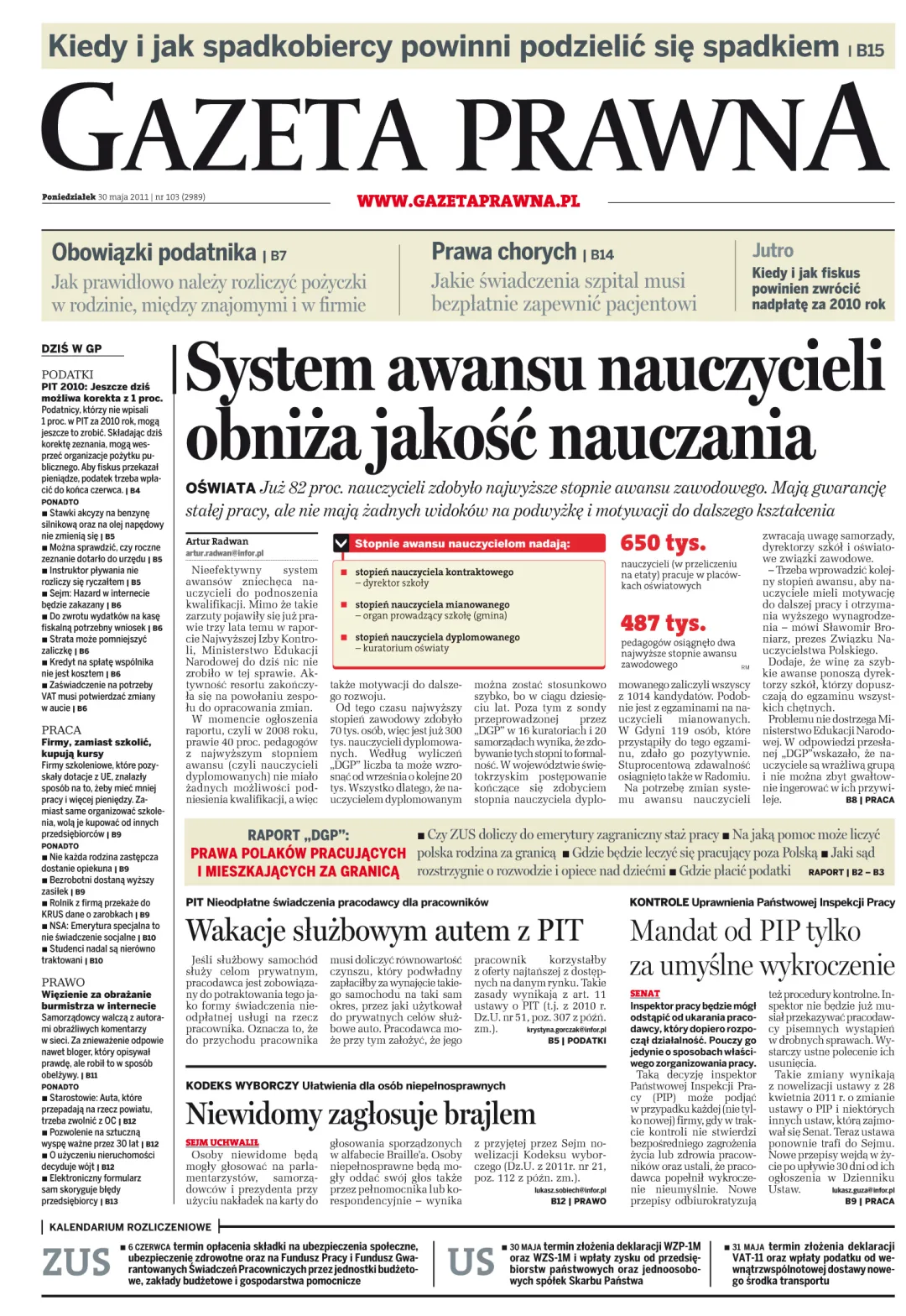 PIERWSZA STRONA