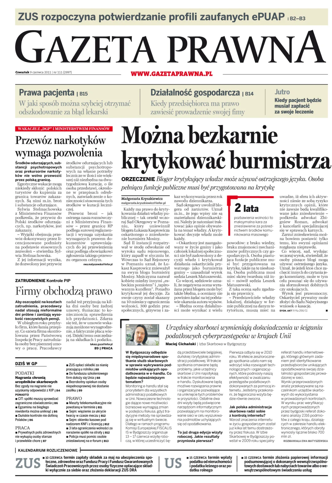 PIERWSZA STRONA