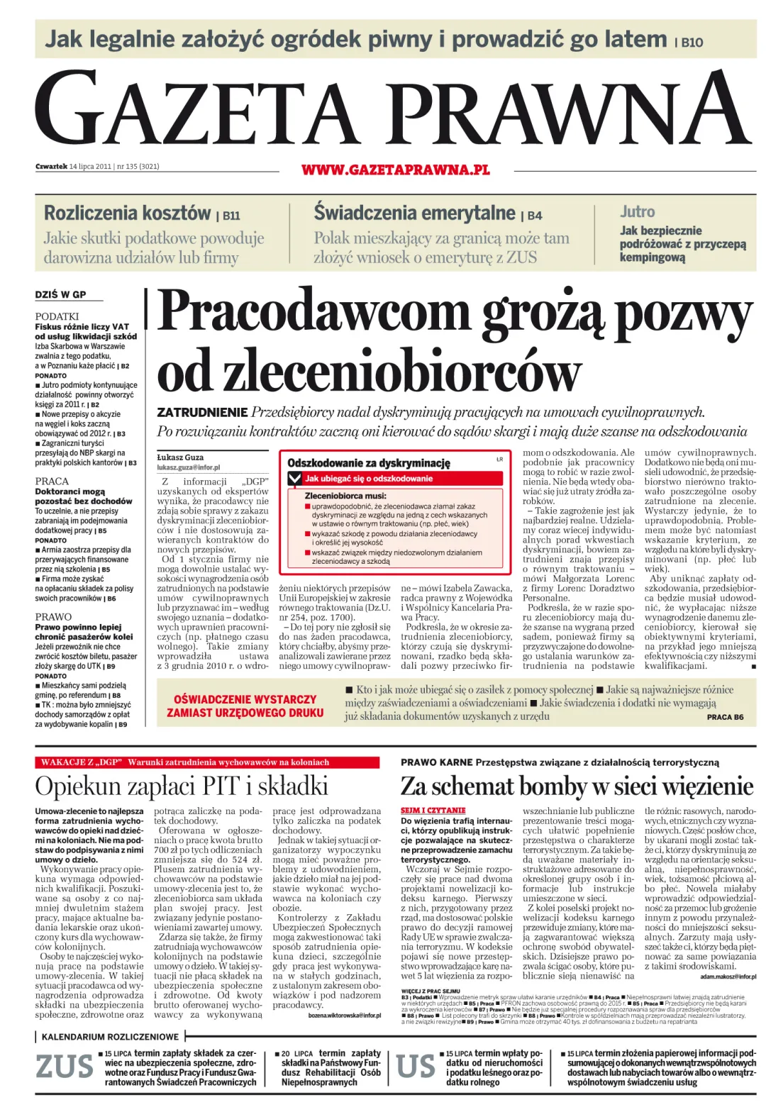 PIERWSZA STRONA