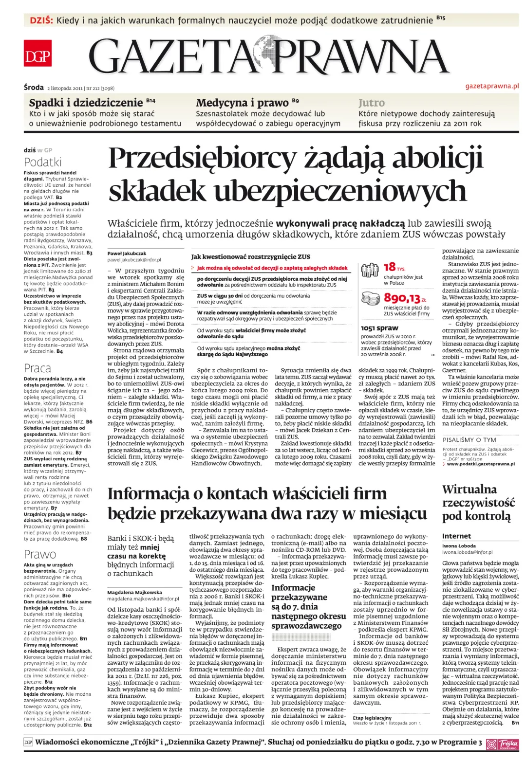 PIERWSZA STRONA