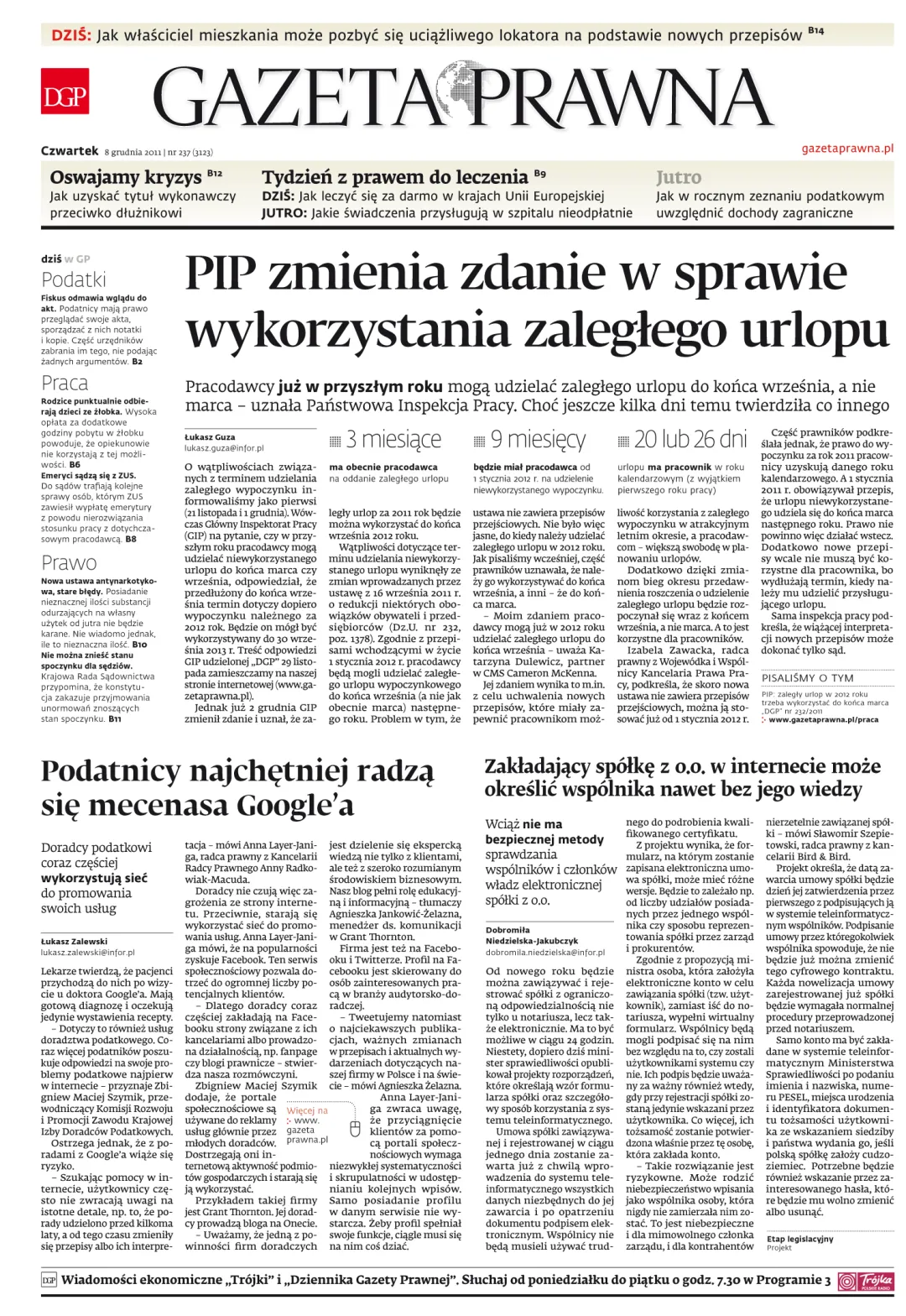 PIERWSZA STRONA