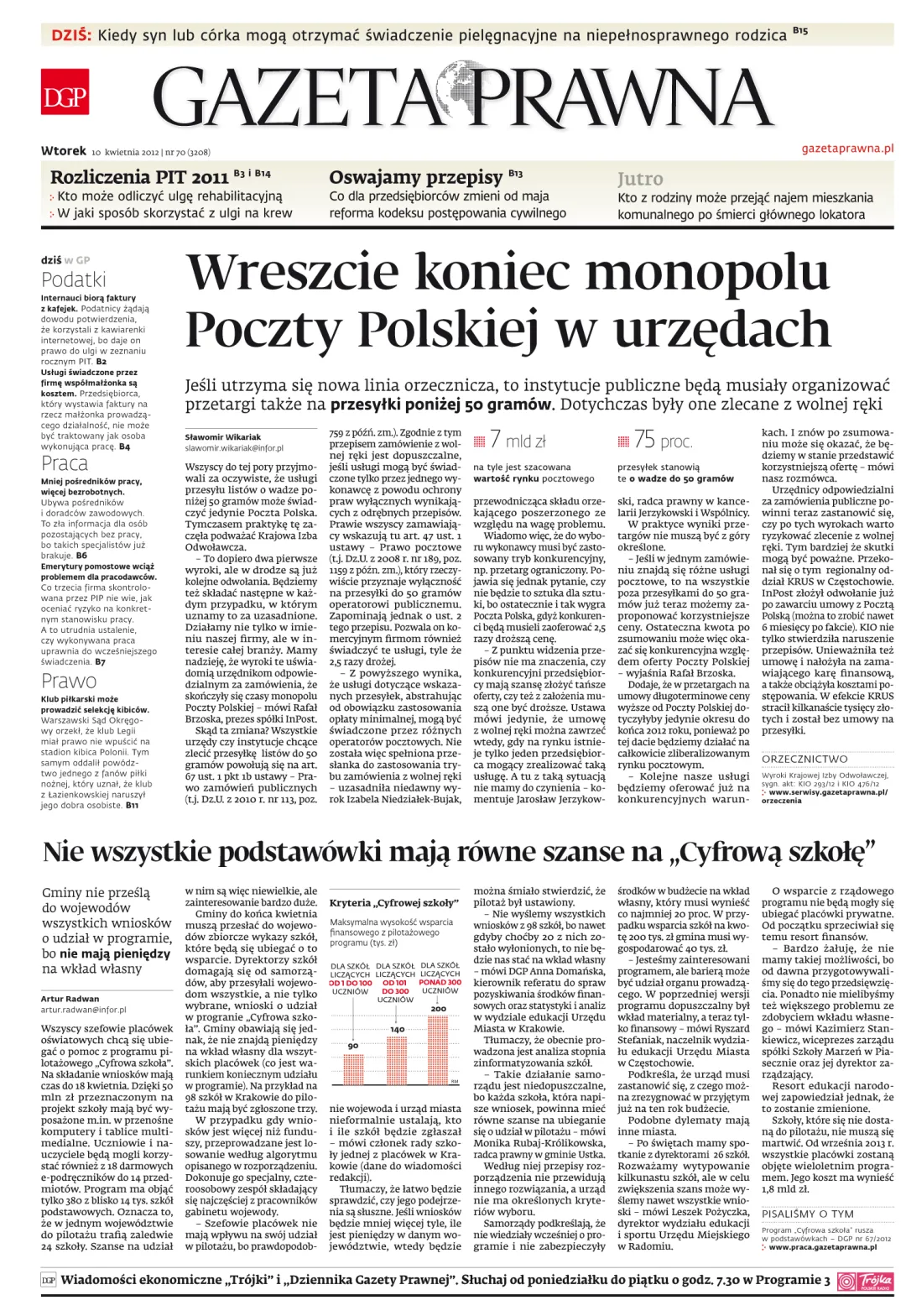 PIERWSZA STRONA