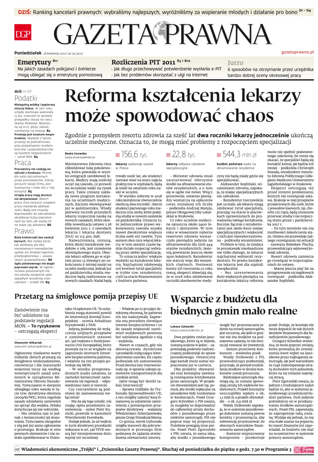 PIERWSZA STRONA