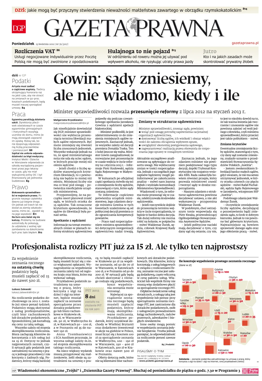PIERWSZA STRONA