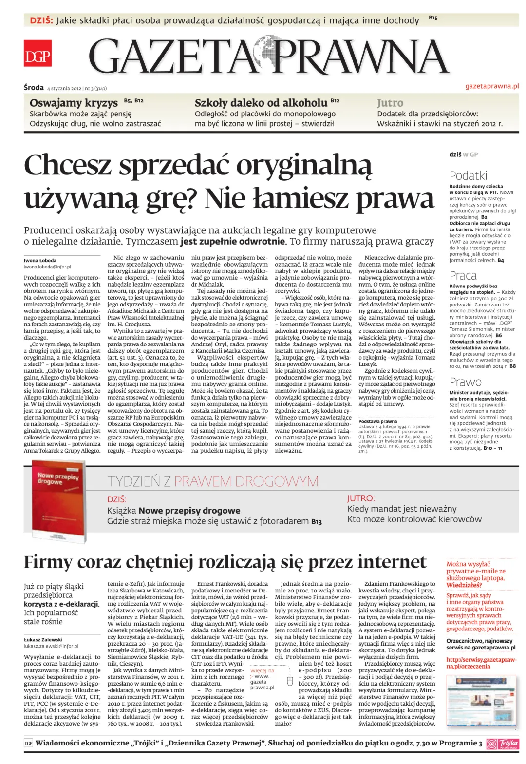 PIERWSZA STRONA