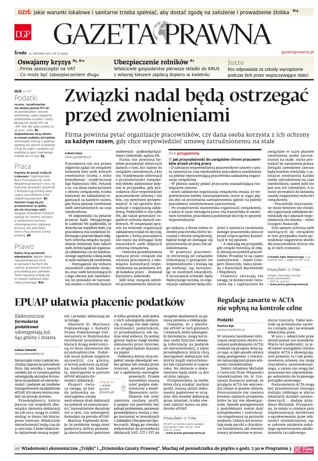 PIERWSZA STRONA