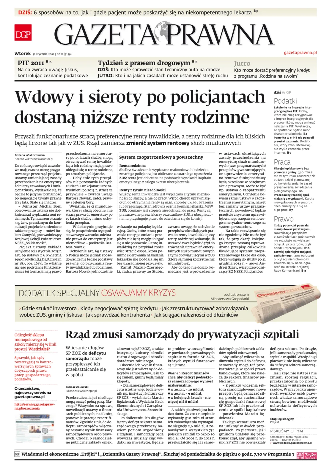 PIERWSZA STRONA
