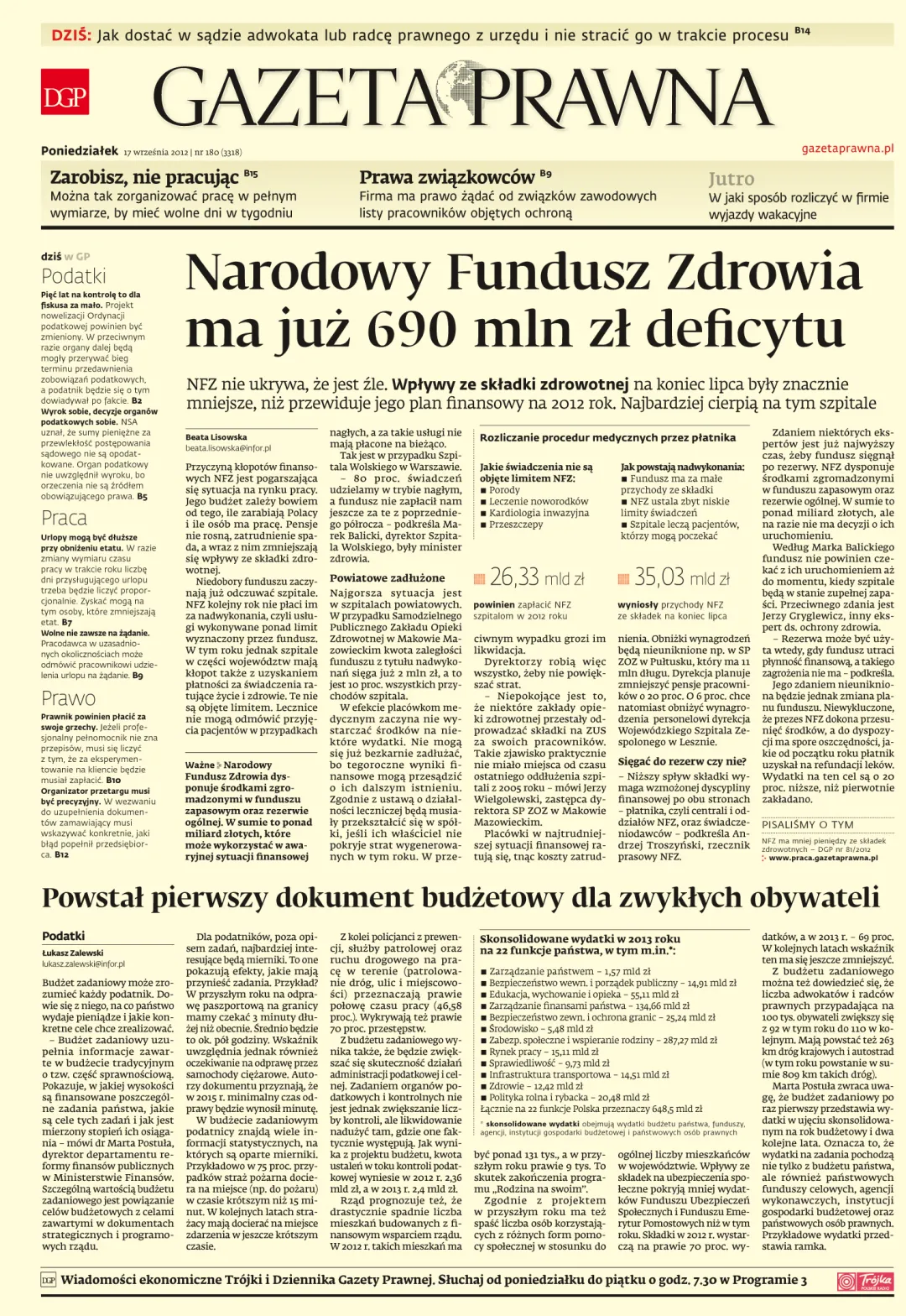 PIERWSZA STRONA
