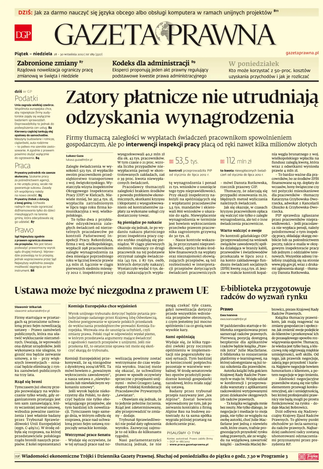 PIERWSZA STRONA