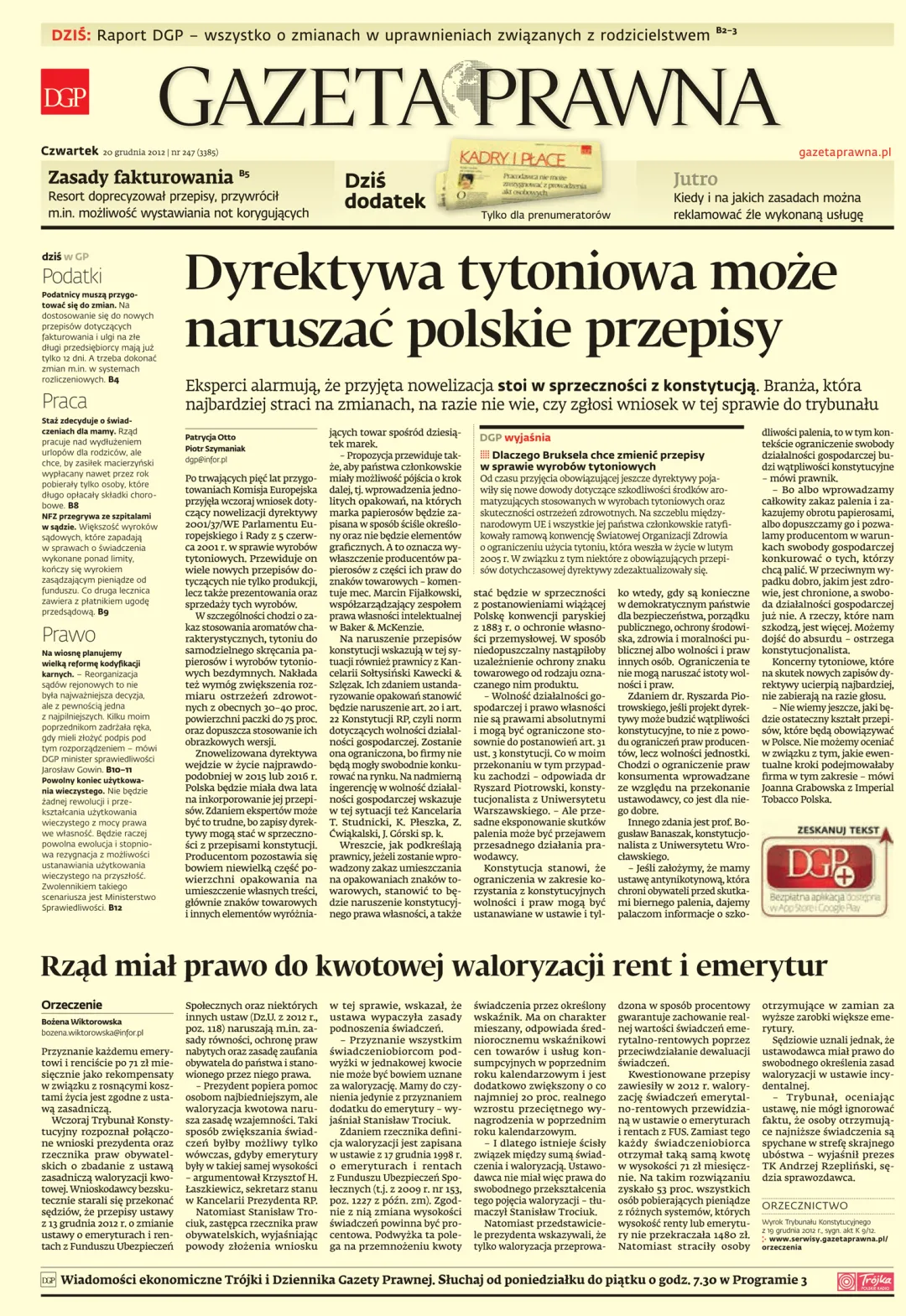 PIERWSZA STRONA