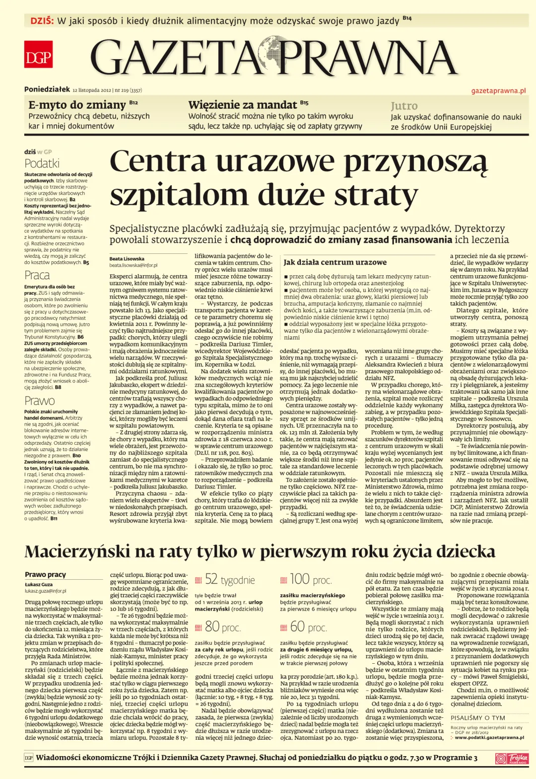 PIERWSZA STRONA