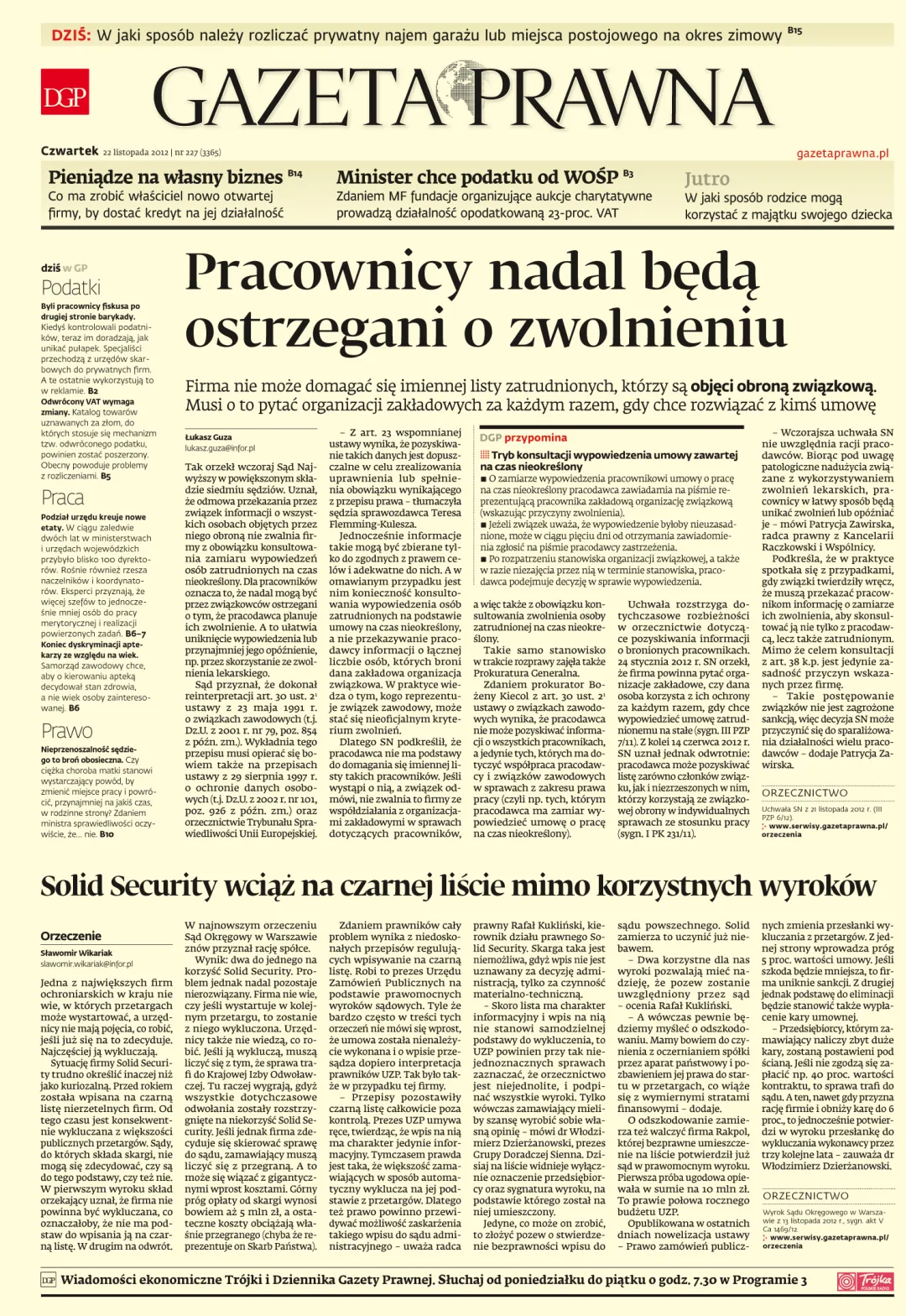 PIERWSZA STRONA