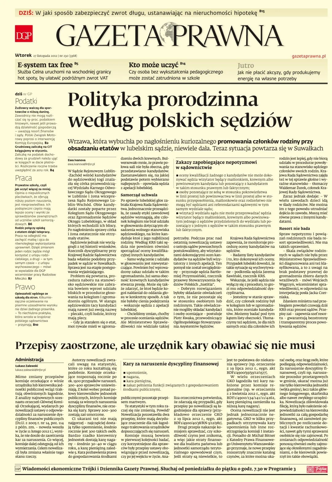 PIERWSZA STRONA