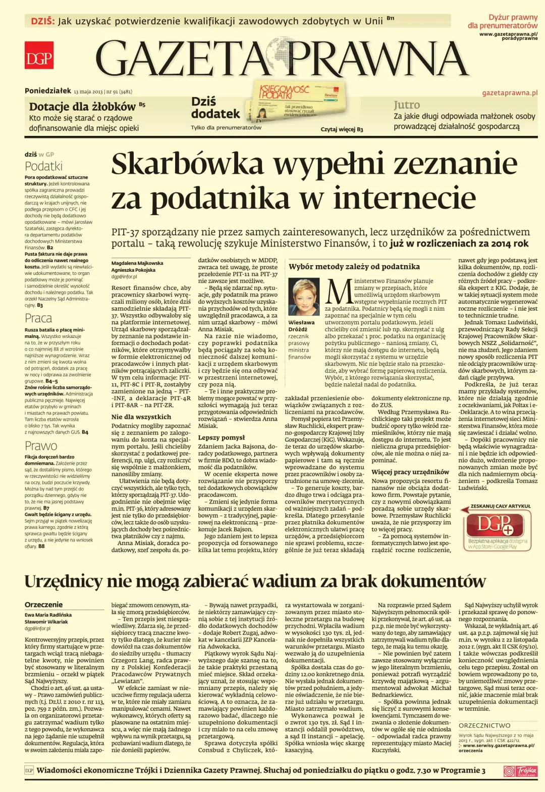 PIERWSZA STRONA