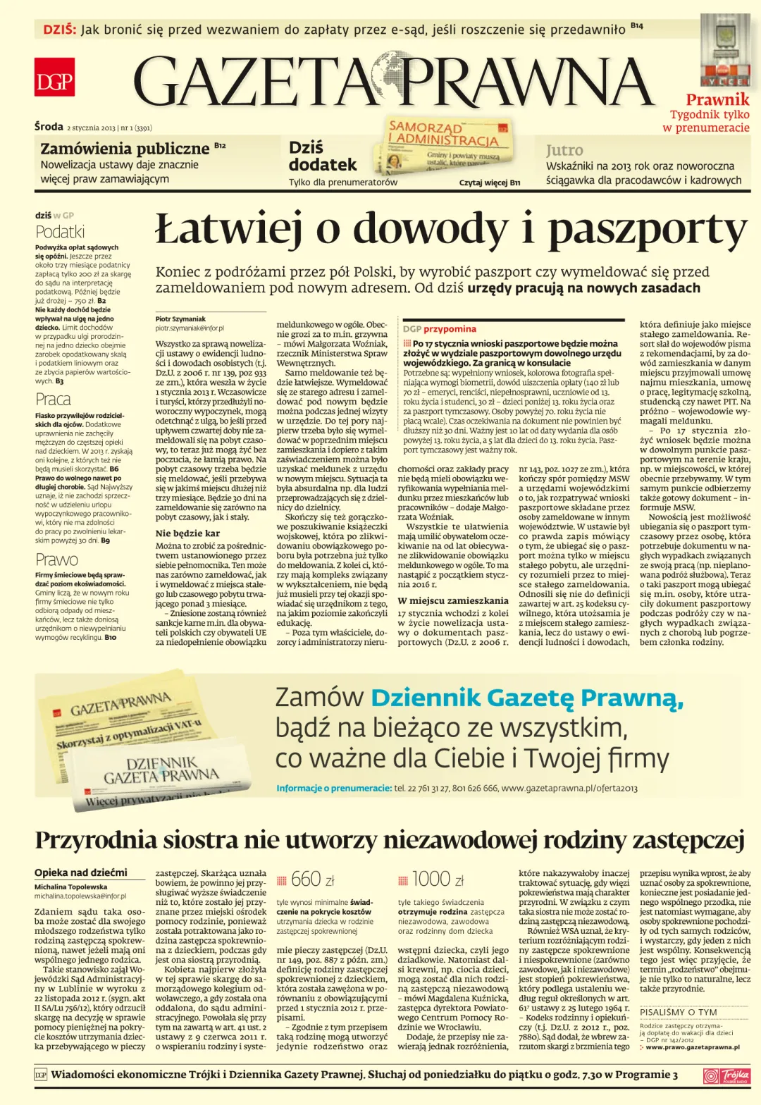PIERWSZA STRONA