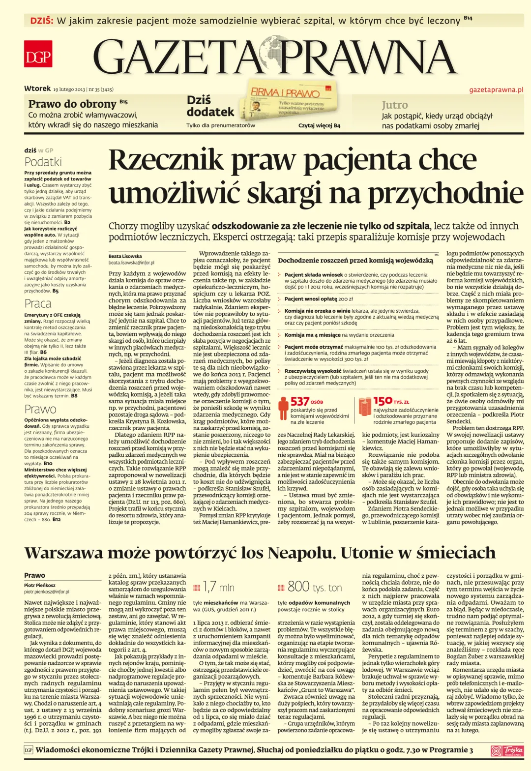 PIERWSZA STRONA