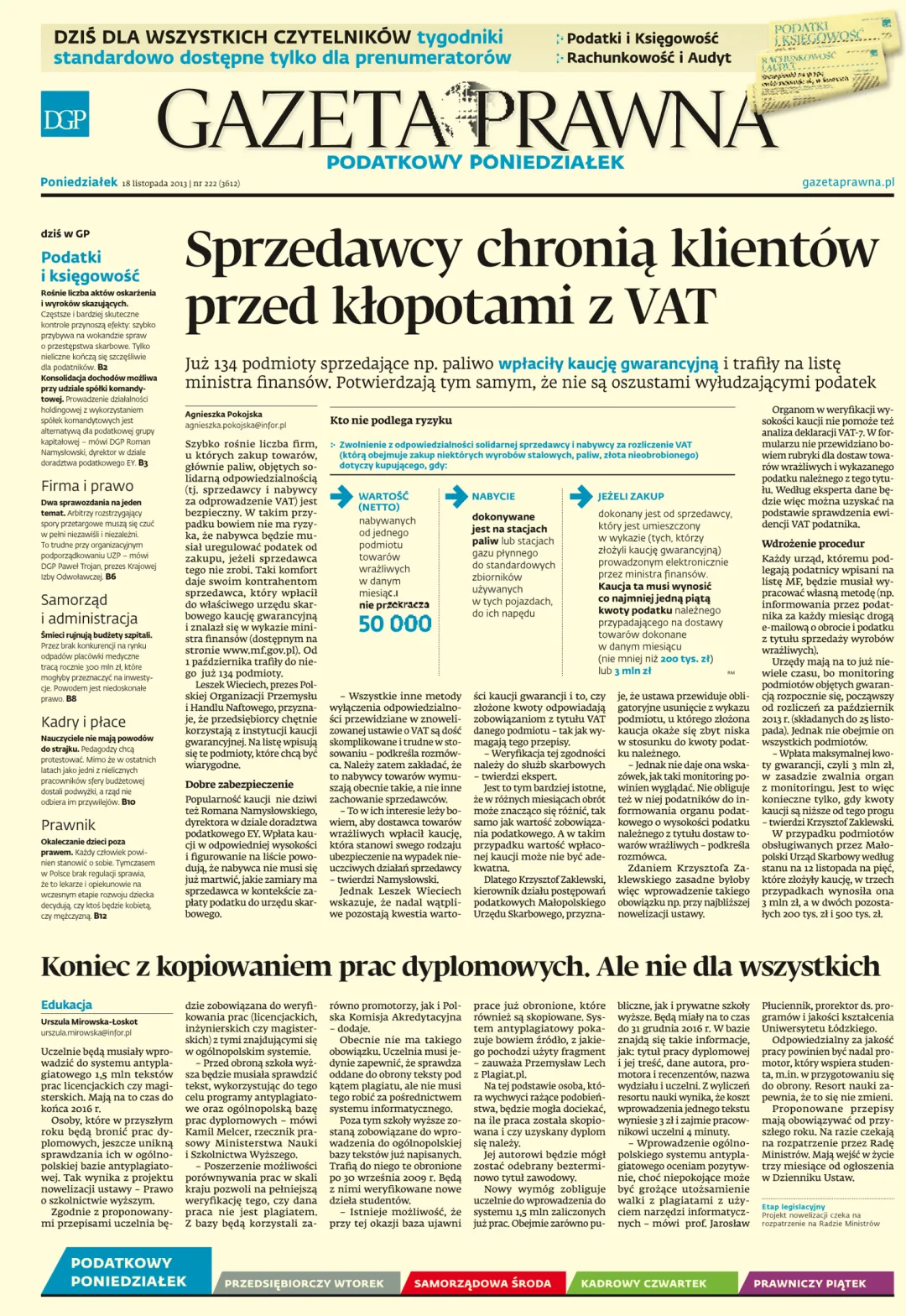 PIERWSZA STRONA