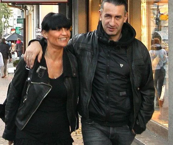 Iwona Pavlović z mężem