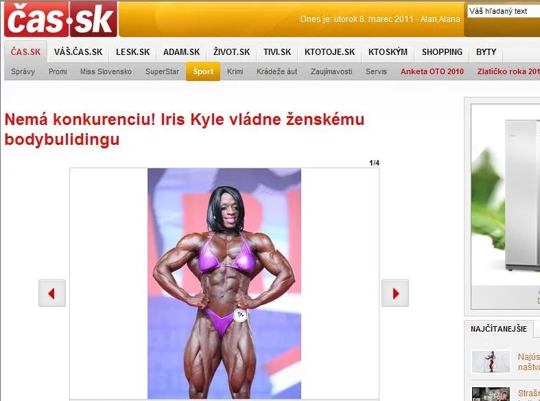 Zobacz najbardziej umięśnioną kobietę na świecie