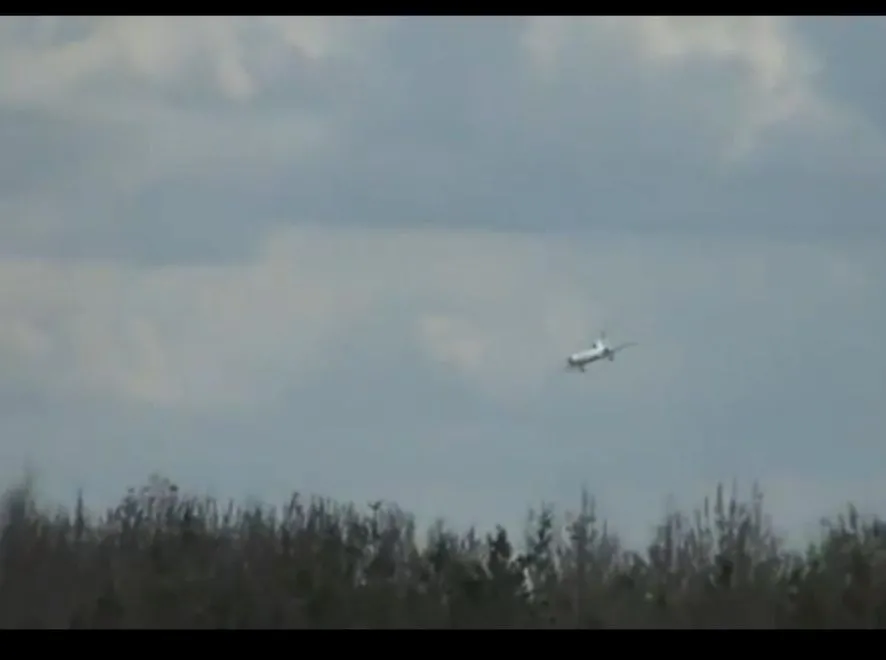 Rzucało tupolewem na wszystkie strony! Dramatyczne wideo