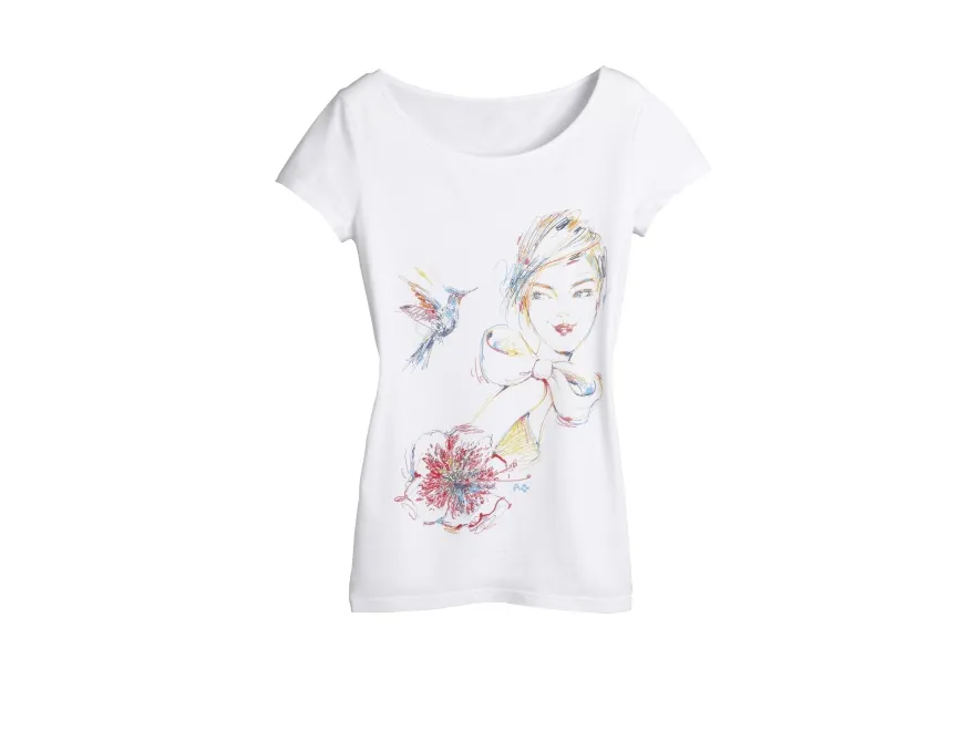 T-shirt z minikolekcji Antoinette-Fleur dla Camaieu