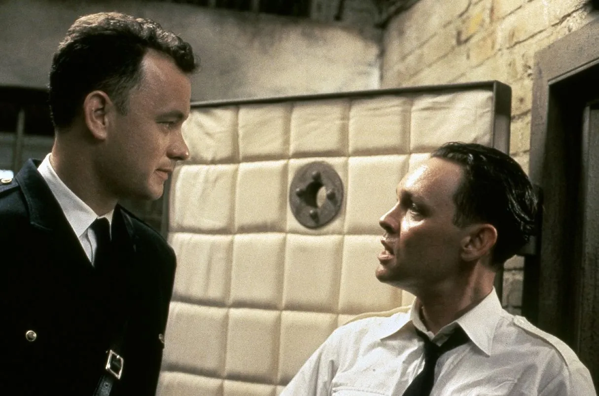 Doug Hutchison i Tom Hanks w "Zielonej mili"