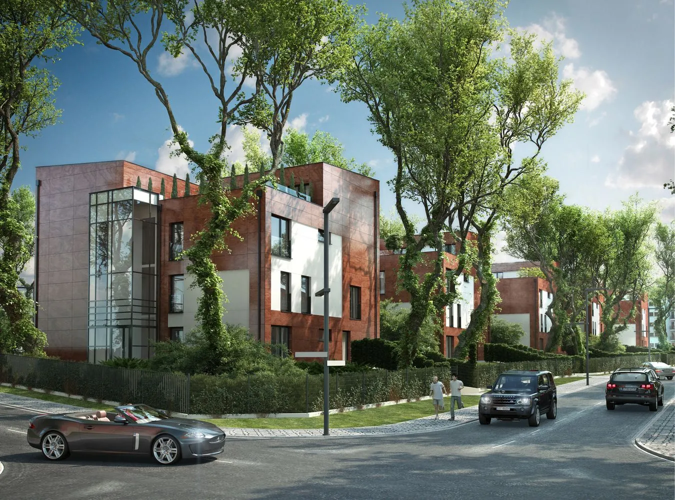 Modernistyczne apartamentowce na Młocinach