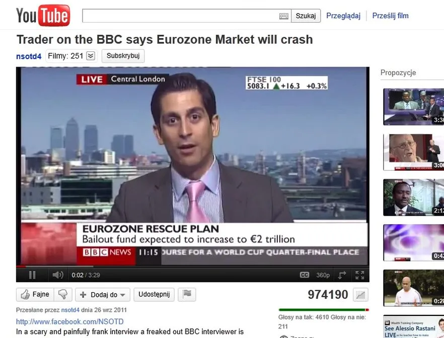 Makler zaszokował świat. Kim jest człowiek, który modli się o kryzys?