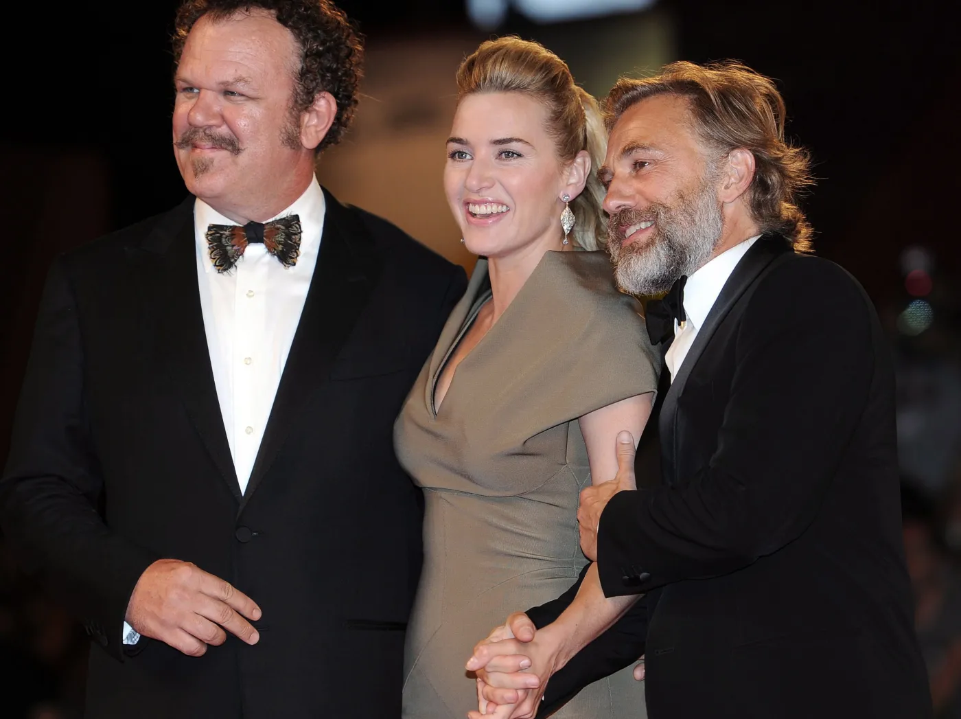 John C. Reilly, Kate Winslet i Christoph Waltz
