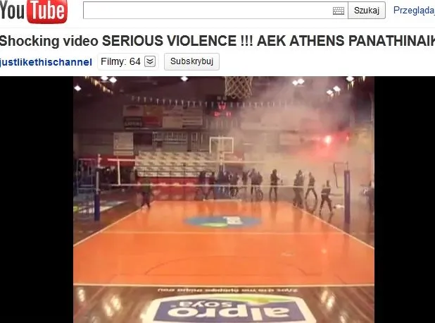 Kibole biją się wszędzie. Siatkarki w popłochu uciekały do szatni