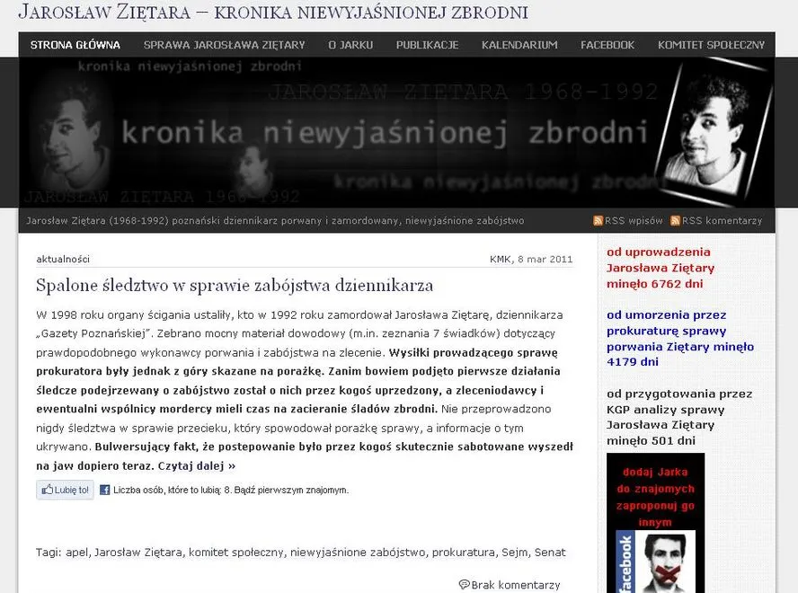 Prokuratura czyta artykuły zaginionego dziennikarza