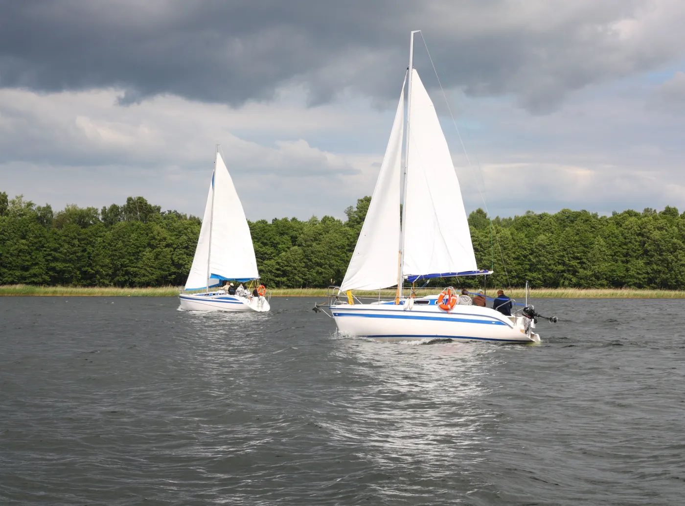 Skandaliczne zachowanie żeglarzy na Mazurach