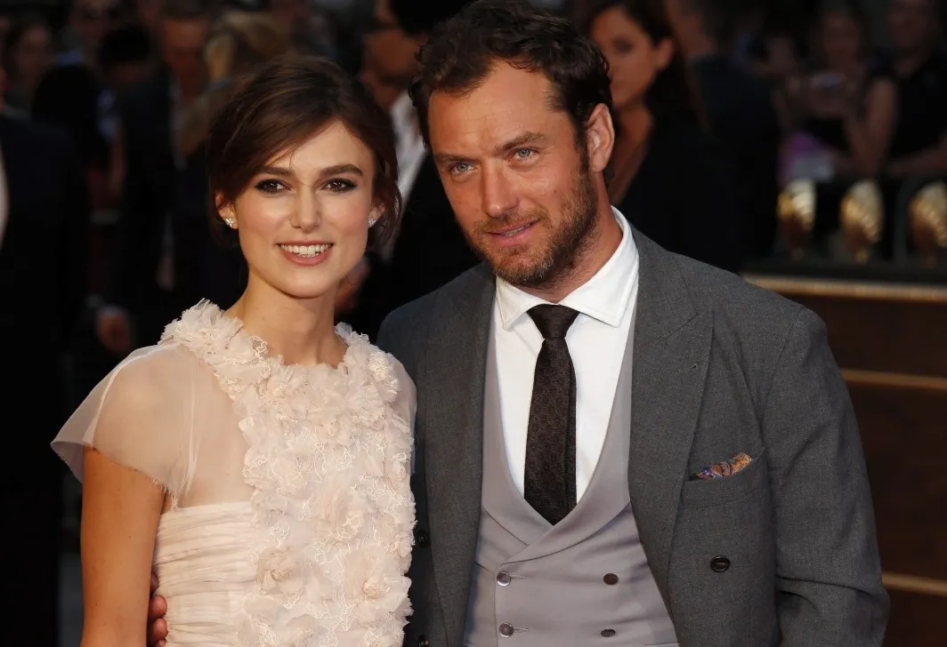 Keira Knightley i Jude Law na premierze "Anny Kareniny" w Londynie