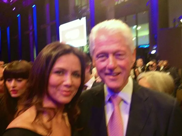 Kinga Rusin na kolacji z Billem Clintonem [FOTO]