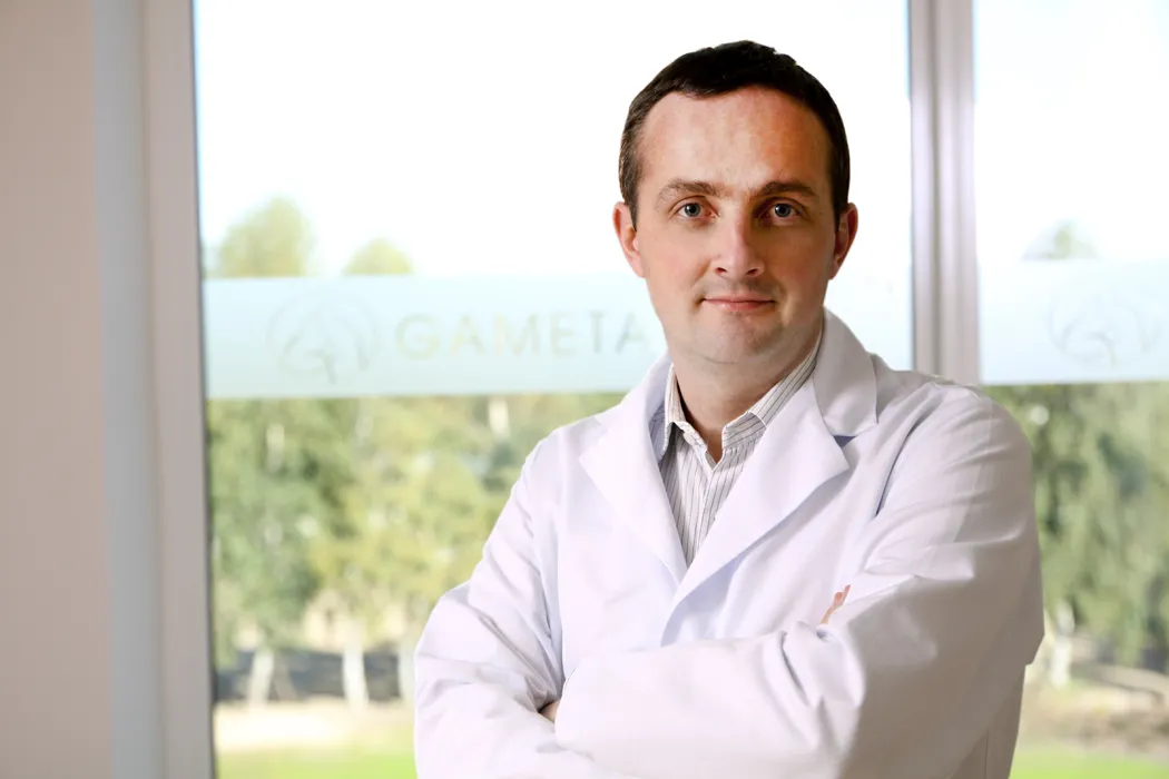 dr n. med. Michał Radwan z Kliniki Leczenia Niepłodności Gameta w Rzgowie pod Łodzią.