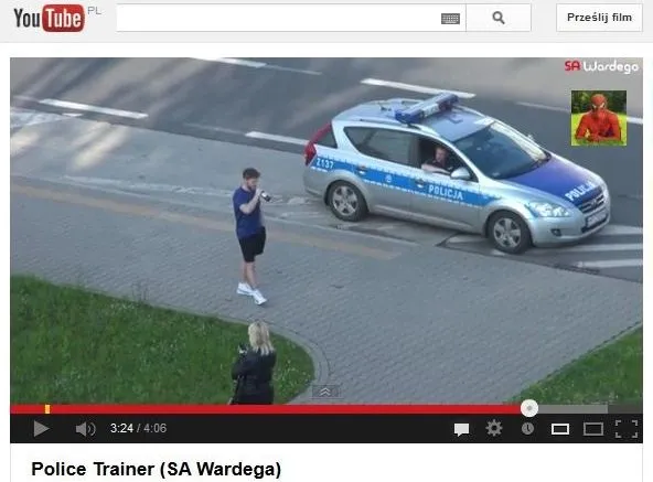 Prowokował policjantów, by zbadać ich sprawność. Jak to się skończyło?