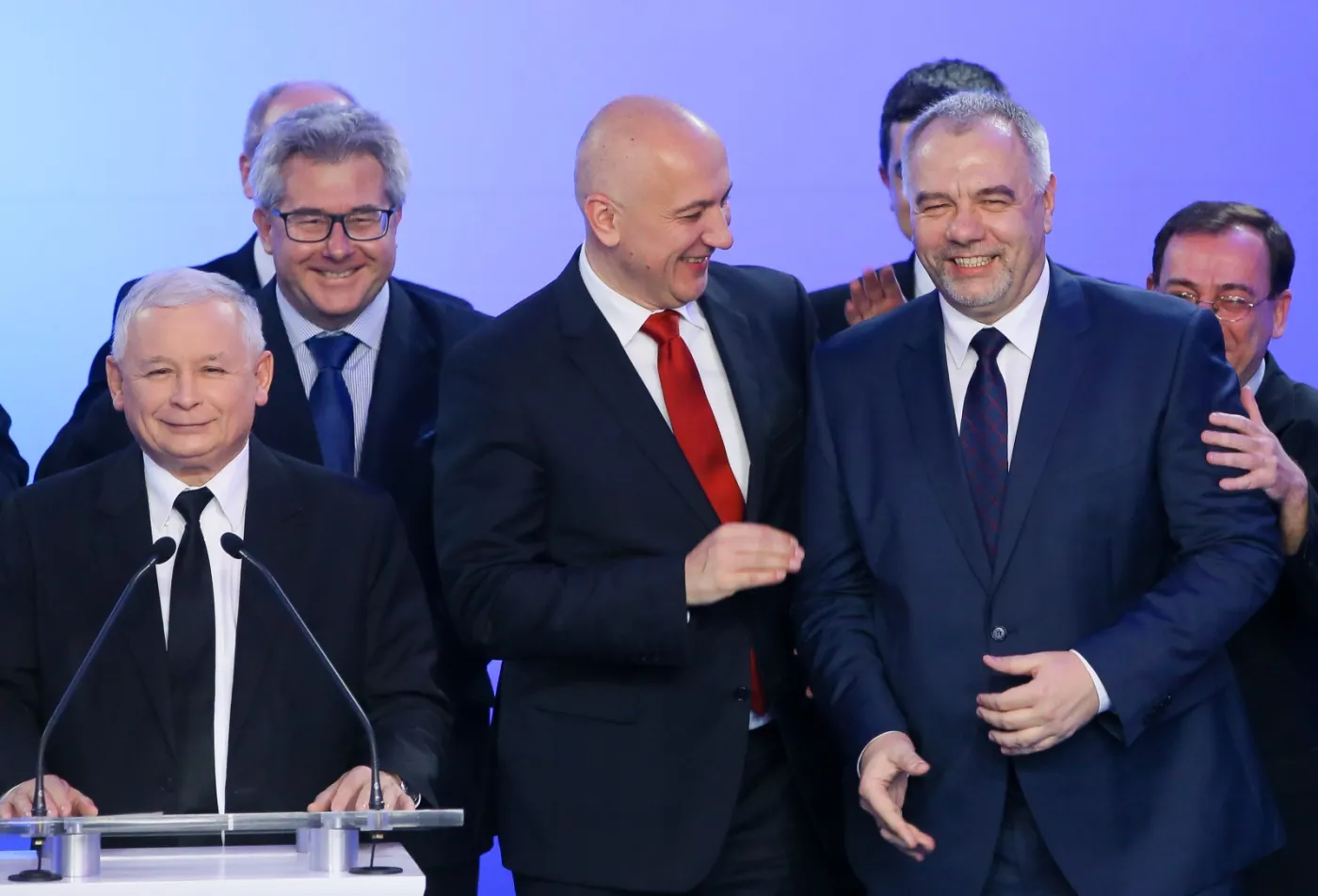 Jarosław Kaczyński, Joachim Brudziński, Jacek Sasin