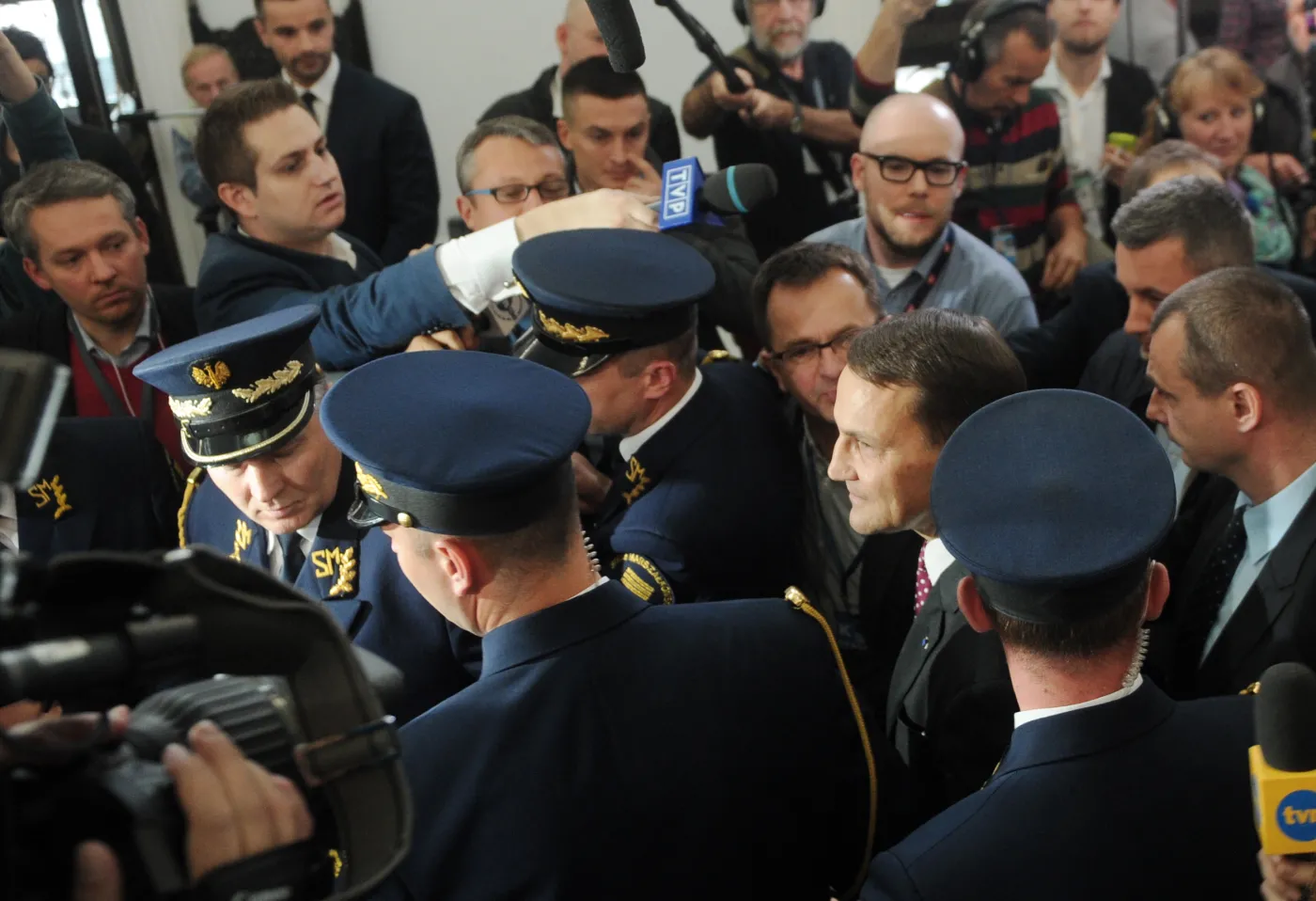 Konferencja marszałka Sejmu Radosława Sikorskiego