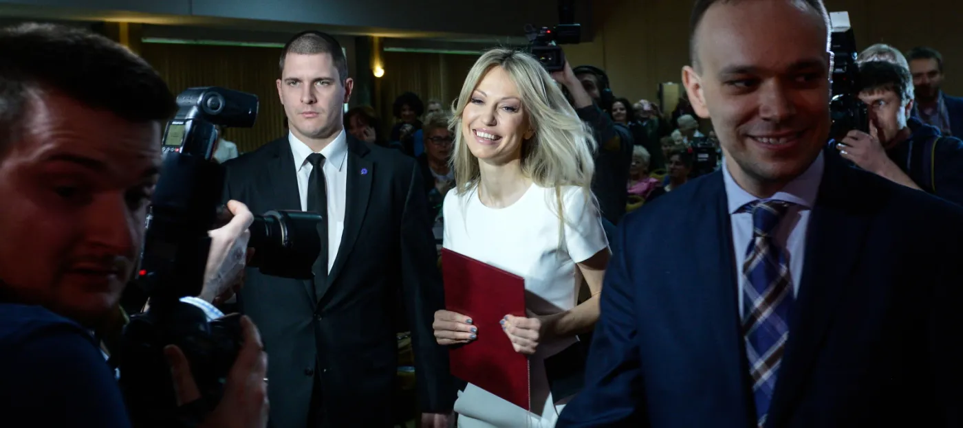 Magdalena Ogórek na Sejmiku Kobiet Lewicy w Warszawie