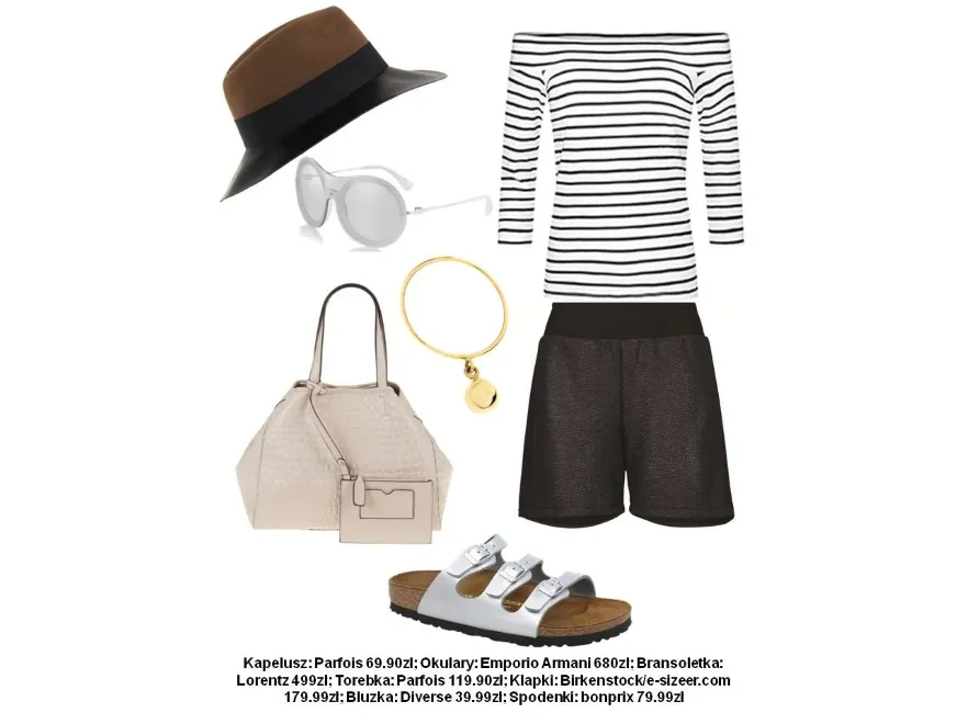 Minimalistyczne STYLIZACJE black&white na lato 2015