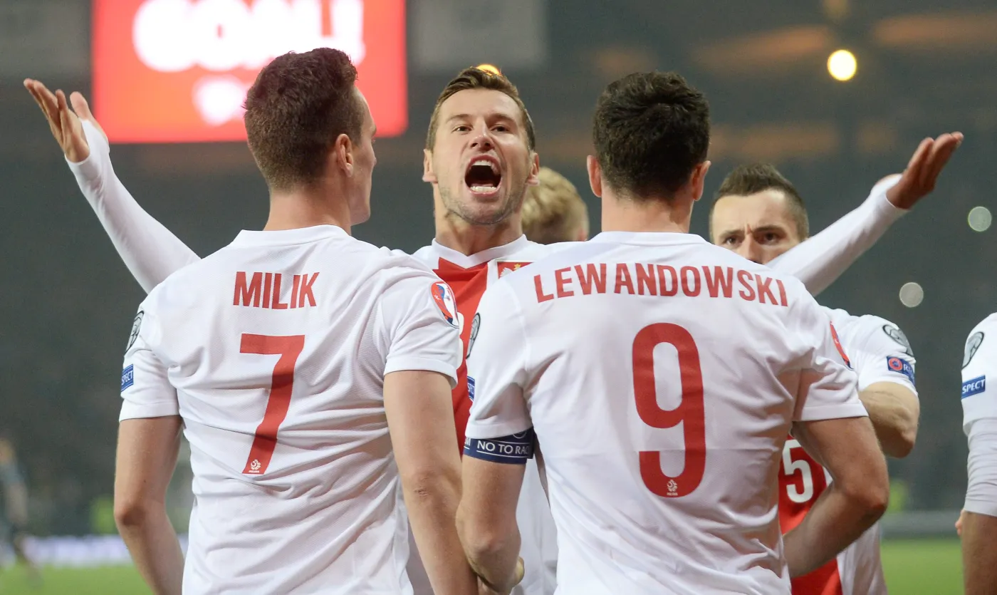 Robert Lewandowski, Grzegorz Krychowiak, Arkadiusz Milik 