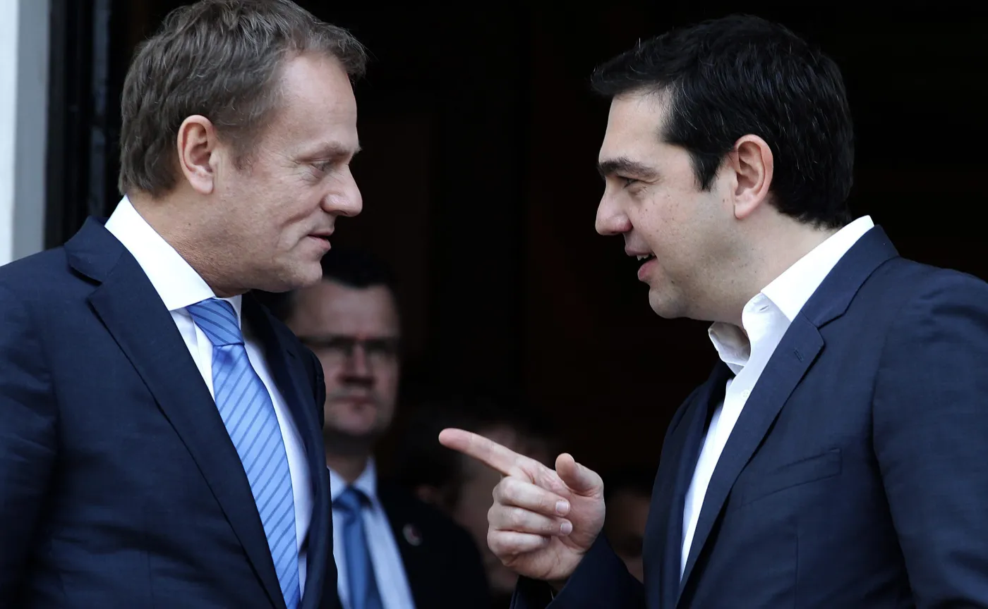 Donald Tusk i Aleksis Tsipras spotkali się w Atenach