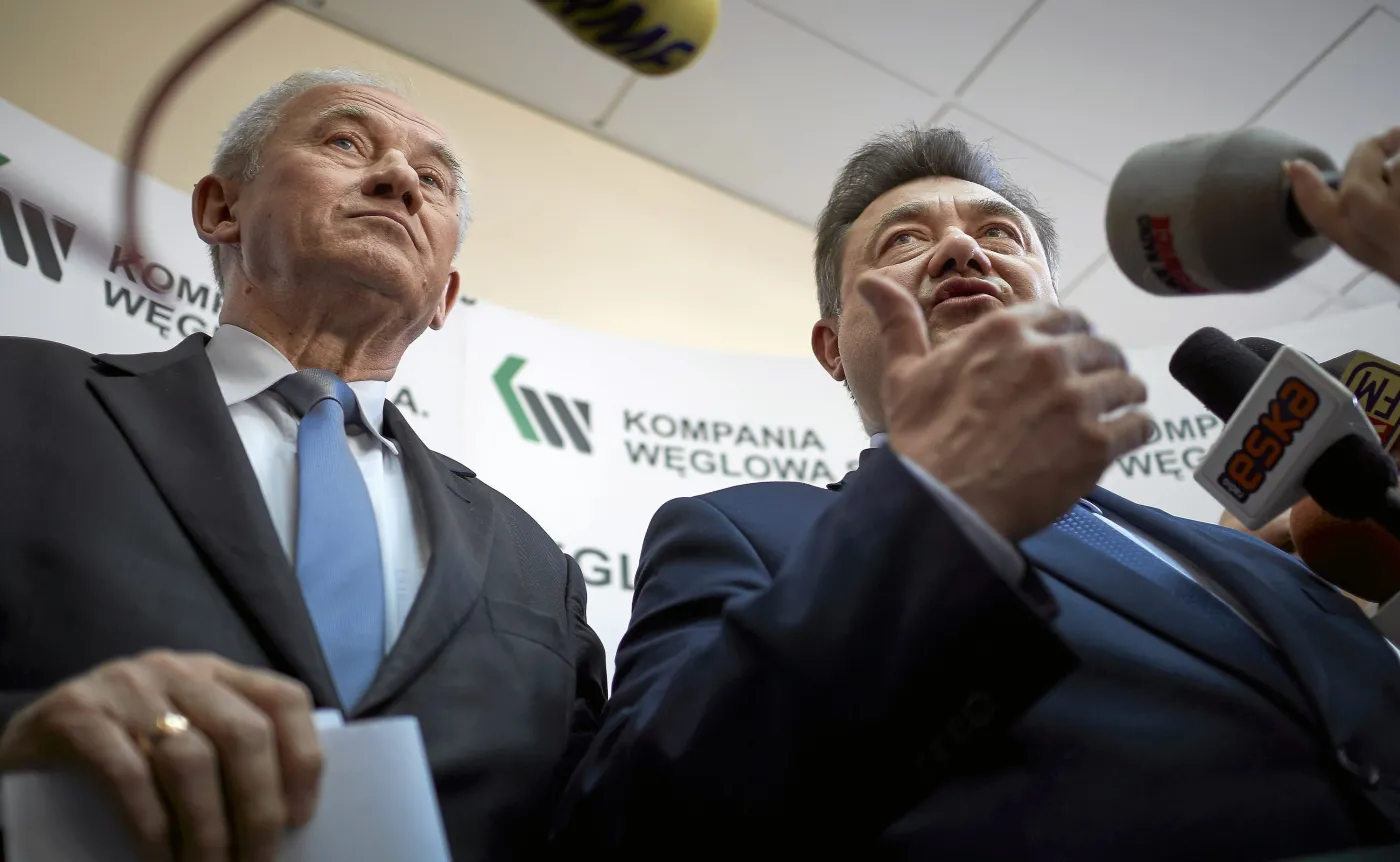Minister energii Krzysztof Tchórzewski i wiceminister Grzegorz Tobiszowski