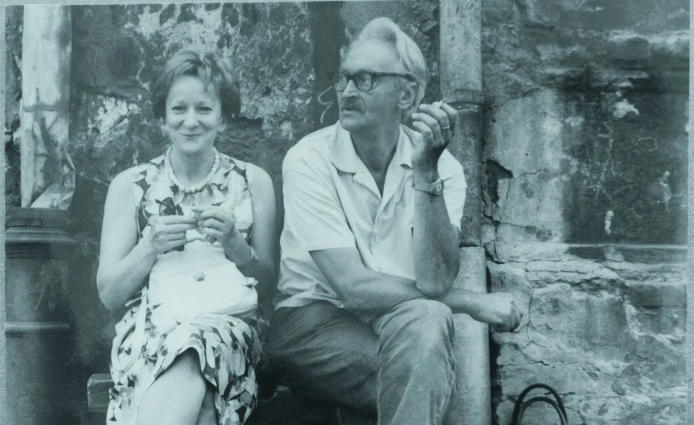 Wisława Szymborska i Kornel Filipowicz (Fot. z archiwum Fundacji Wisławy Szymborskiej)