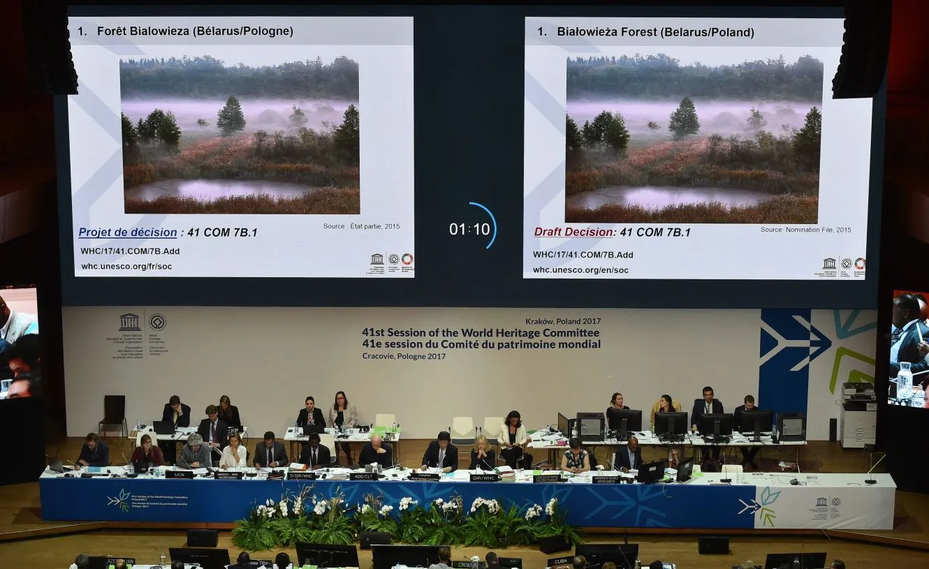 Dyskusja na temat Puszczy Białowieskiej podczas 41. Sesji Komitetu Światowego Dziedzictwa Kulturowego UNESCO