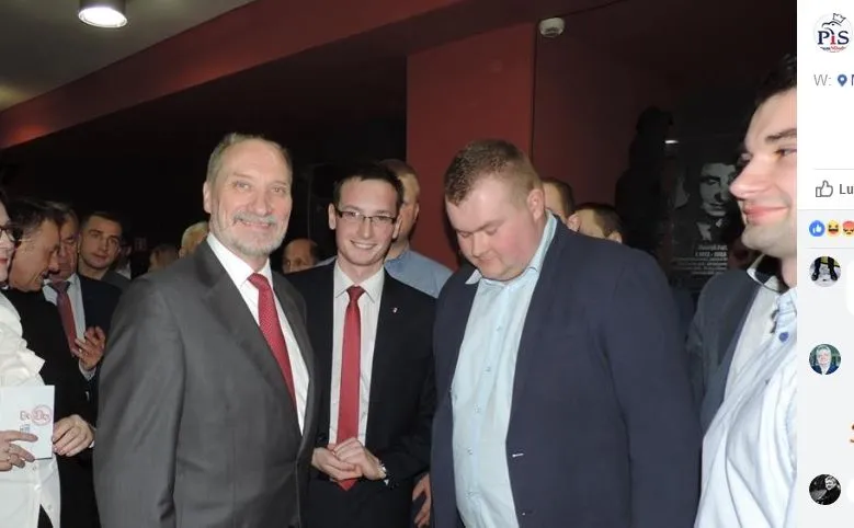 Antoni Macierewicz i Kamil Gniatkowski 