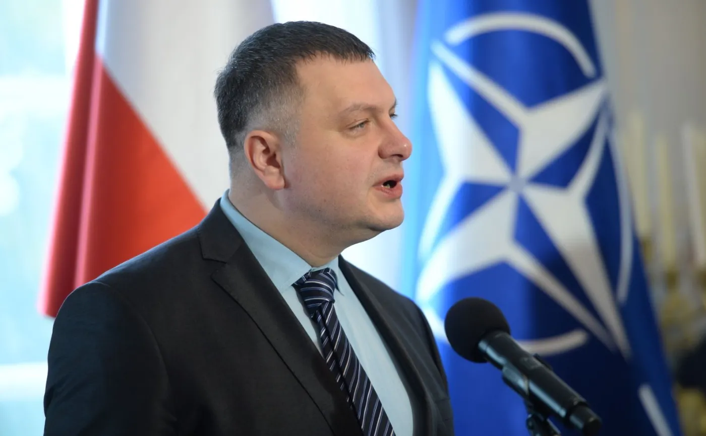 Zastępca sekretarza Rady Bezpieczeństwa Narodowego i Obrony Ukrainy Ołeksandr Litwinienko podczas inauguracji Platformy NATO-Ukraina