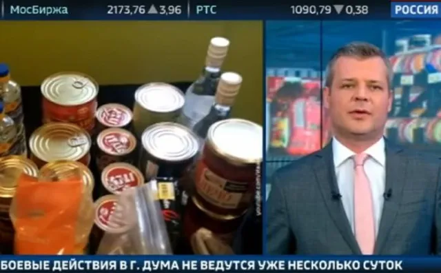 Maski gazowe, konserwy, owsianka i alkohol. Rosyjska telewizja radzi, jak przygotować się na wojnę z USA